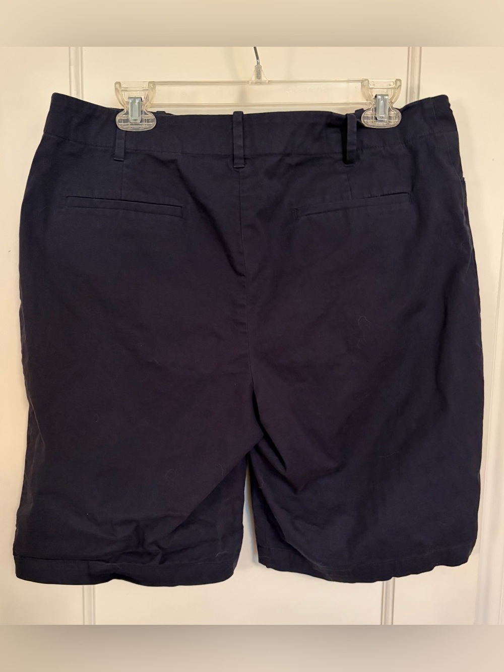 Talbots Outlet Navy Blue Women's Bermuda Shorts - Picture 3 of 7